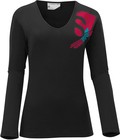 Salomon Baumwollshirt Woman schwarz